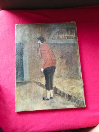 Pintura retrato hombre