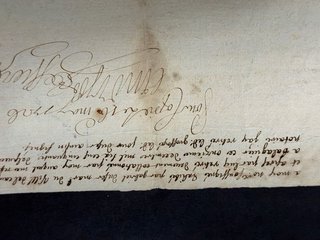 Extraordinario Documento Histórico 1388 Latin y F.