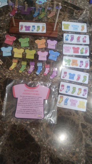 Juego de letras y números para niños