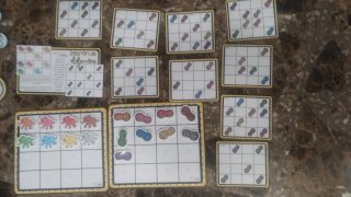 Juego de letras y números para niños