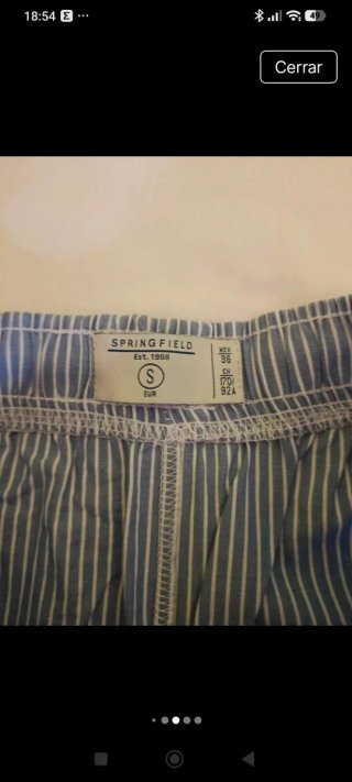 Pijama Springfield Hombre Talla S