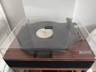 Tocadiscos FENTON Negro/Marrón