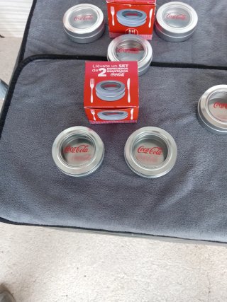 Set de Especieros Imantados Coca-Cola.