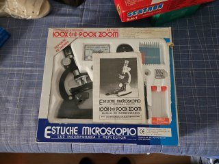 Microscopio 100x-900x con Accesorios