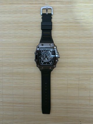 Orologio Uomo modello  Richard M. Scheletrato Nero