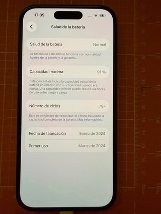 iPhone 15 Negro 91%