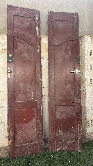Puerta Antigua doble de madera