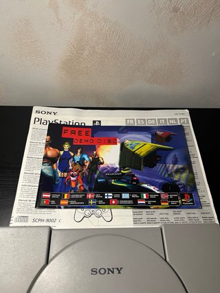 PlayStation 1 PS1 con Mando y Cables