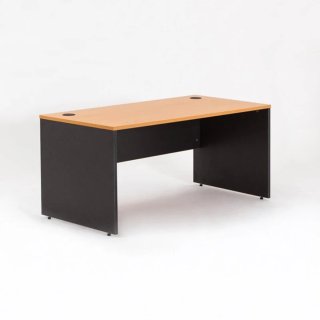 Mesa de oficina madera y metal incluye también caj