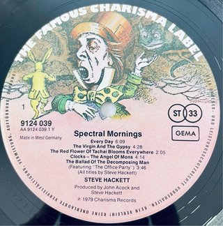 Steve Hackett – Spectral Mornings | LP Vinilo
