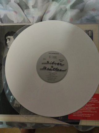 Disco Vinilo Picture Disc The Beatles Silver 2 lps
