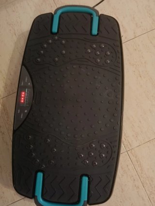 Plataforma vibratoria con asas