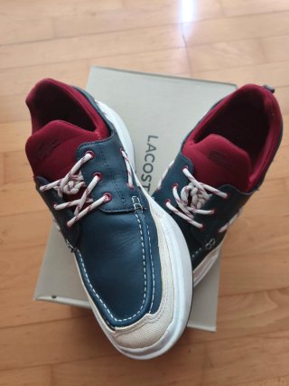 Náuticos Lacoste Gennaker Talla 43 Impecables.
