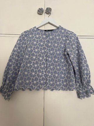 Conjunto Zara Chaqueta y Vestido Azul