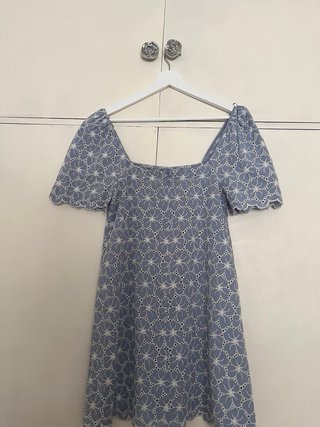 Conjunto Zara Chaqueta y Vestido Azul