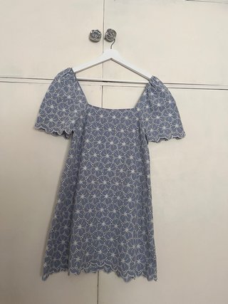 Conjunto Zara Chaqueta y Vestido Azul