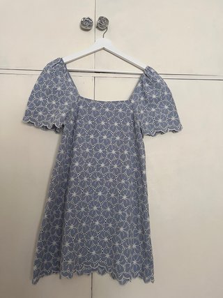 Conjunto Zara Chaqueta y Vestido Azul
