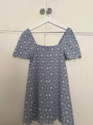 Conjunto Zara Chaqueta y Vestido Azul