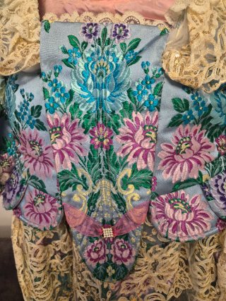 Vestido de fallera azul completo