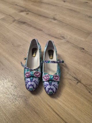 Vestido de fallera azul completo