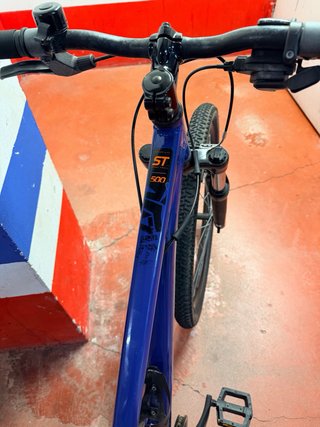 Bicicleta Rockrider ST 500 azul