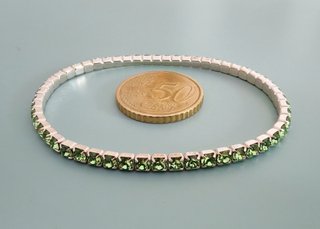 Bracciale Swarovski elastico Argento 925