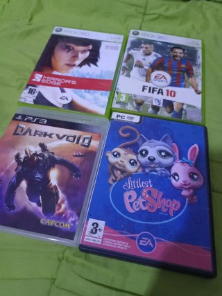 Lote 4 Videojuegos PS3, Xbox 360, PC