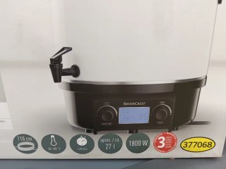 Olla / hervidor eléctrico para embotar Conservas