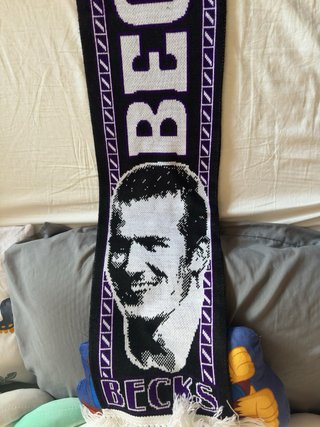 Bufanda vintage David Beckham Galáctico