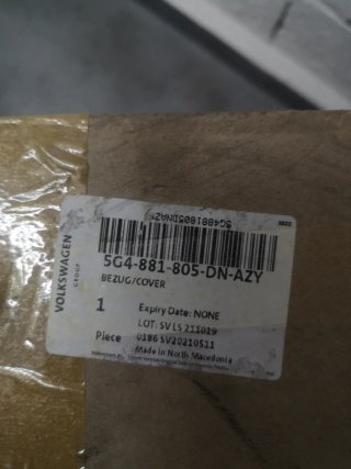 Tapizado asiento VW Golf