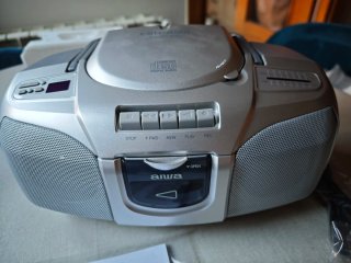 Radio CD AIWA CSD-120 Plata