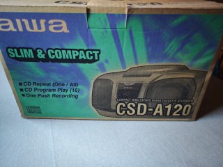 Radio CD AIWA CSD-120 Plata