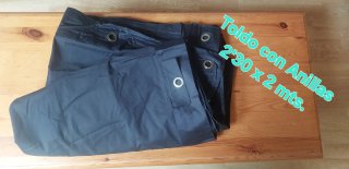 Lona Azul con Anillas 2.30 x 2 mts