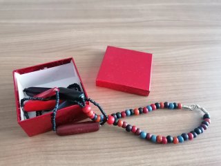 Collar largo + caja regalo