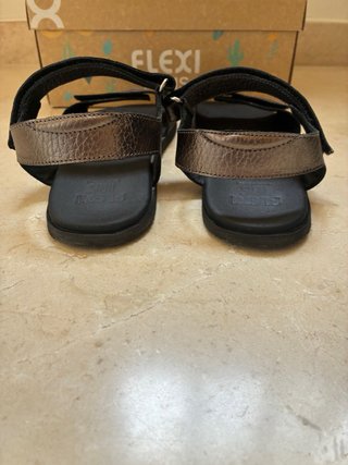 Sandalias de transición ajustables gris plata