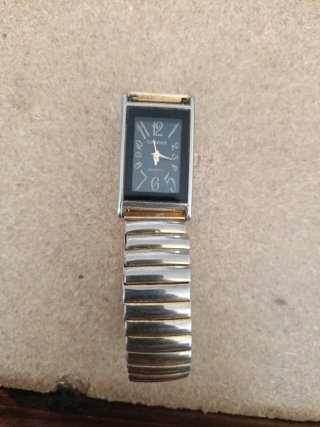 Reloj Carrier Cuarzo Plata y Negro
