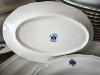 Vajilla Porcelana Royal Kent Azul/Blanco