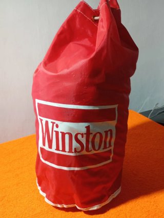Lote 3 bolso Petate Winston Publicidad Vintage 90