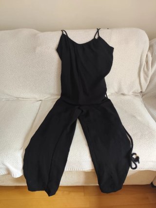 Mono Mango negro tirantes