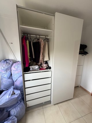 Armario IKEA PAX / HASVIK 150x66x236 cm Blanco