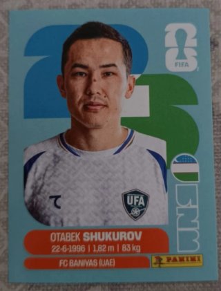 Carta Mundial FIFA Otabek Shukurov