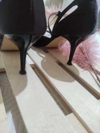 Zapatos de raso marrones