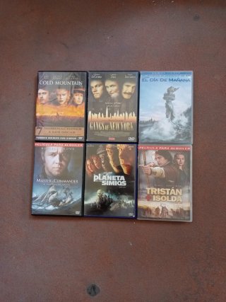 Lote 6 Películas DVD (Varios Géneros)