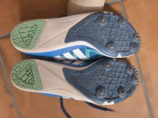 Zapatillas Adidas Atletismo Azul/Verde