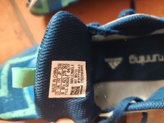 Zapatillas Adidas Atletismo Azul/Verde