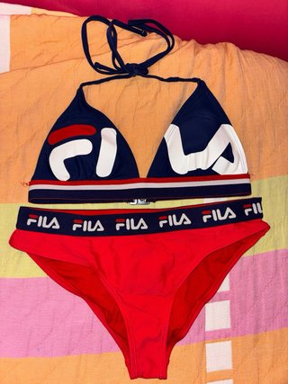 Bikini Fila Azul y Rojo