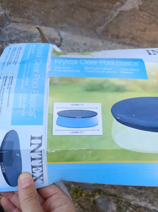 Funda para piscina Intex Krystal Clear