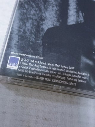 CD Sasha Dedicated To Autografado 1999