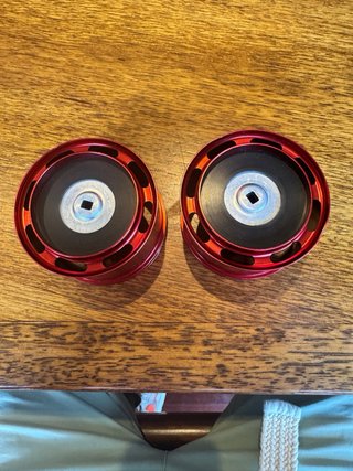2 Bobinas Evo Spools Kisu Rojas