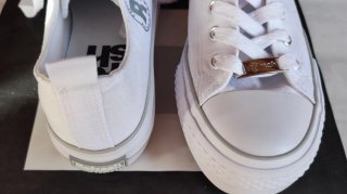 Zapatillas lona blancas talla 39